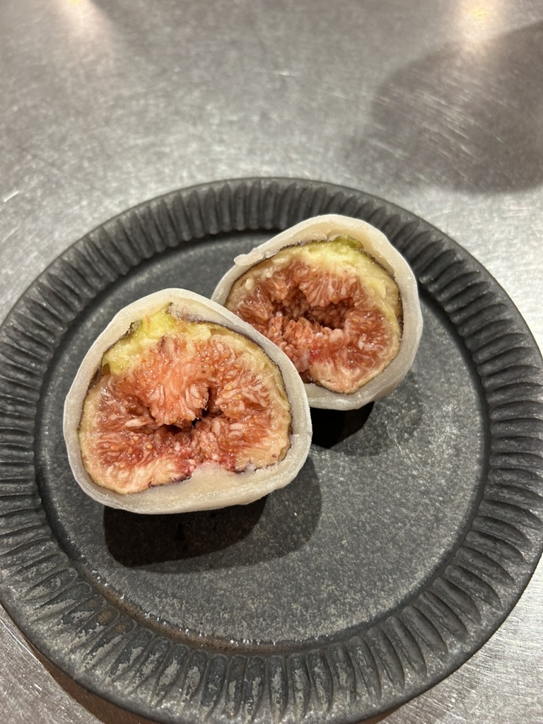 無花果大福 断面